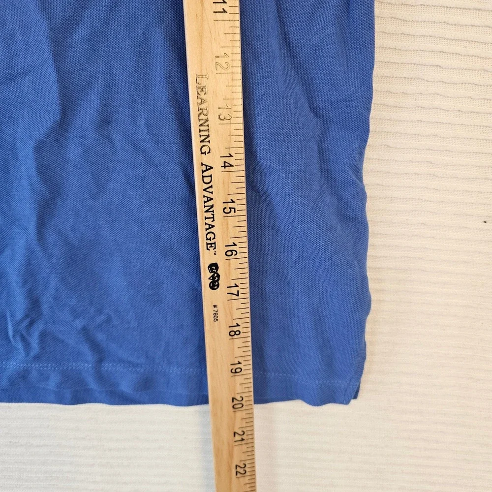 OshKosh‎ Bgosh Boys Blue Short Sleeve Pique Polo Shirt Size 8 8A School Uniform